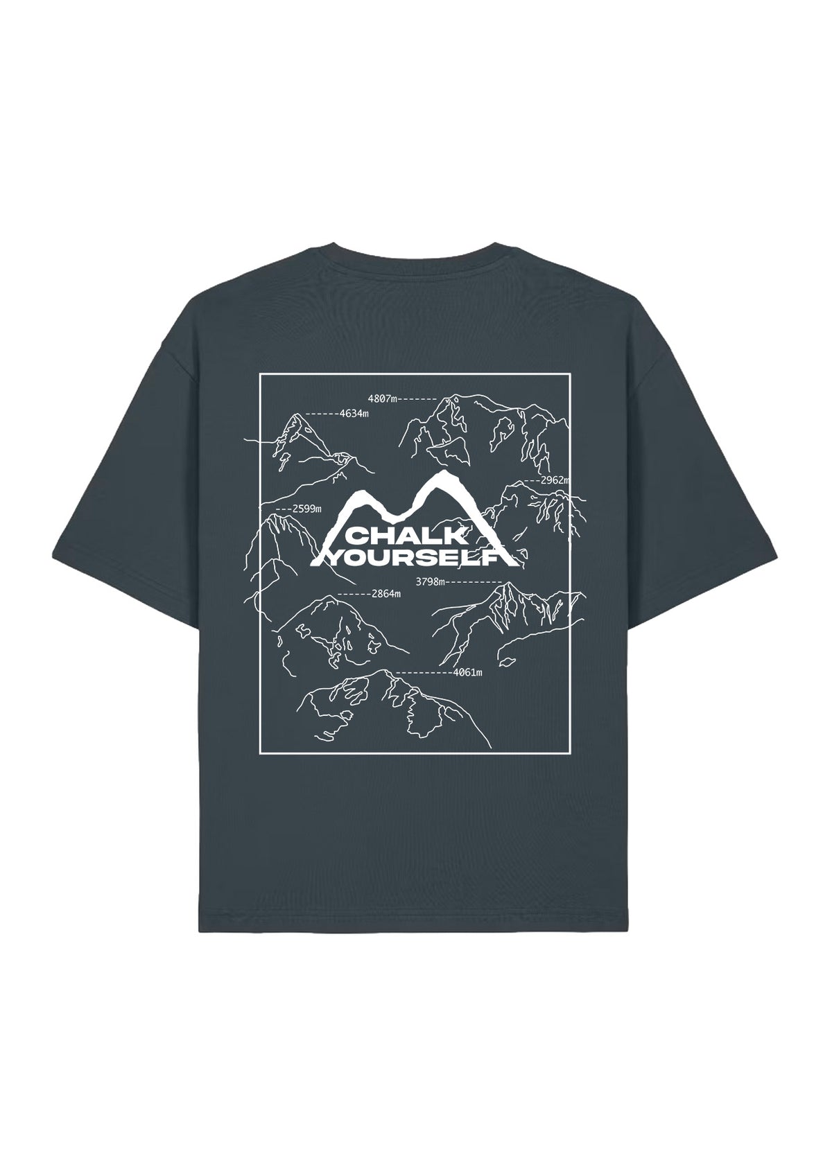 Summit Collection Tee – Gray Blue
