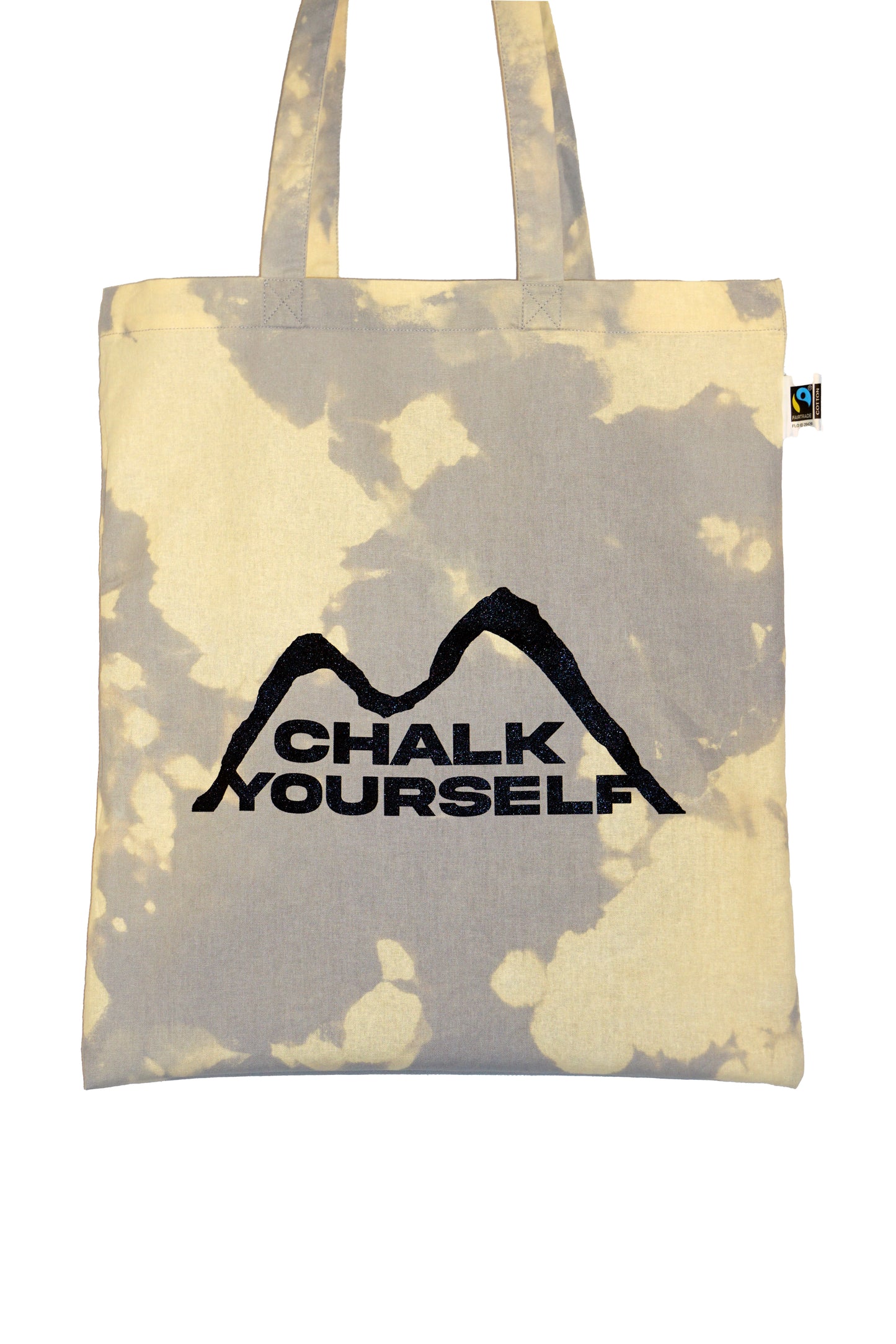 ChalkBag – Grauer Jutebeutel Bleach Edition mit Logo Print