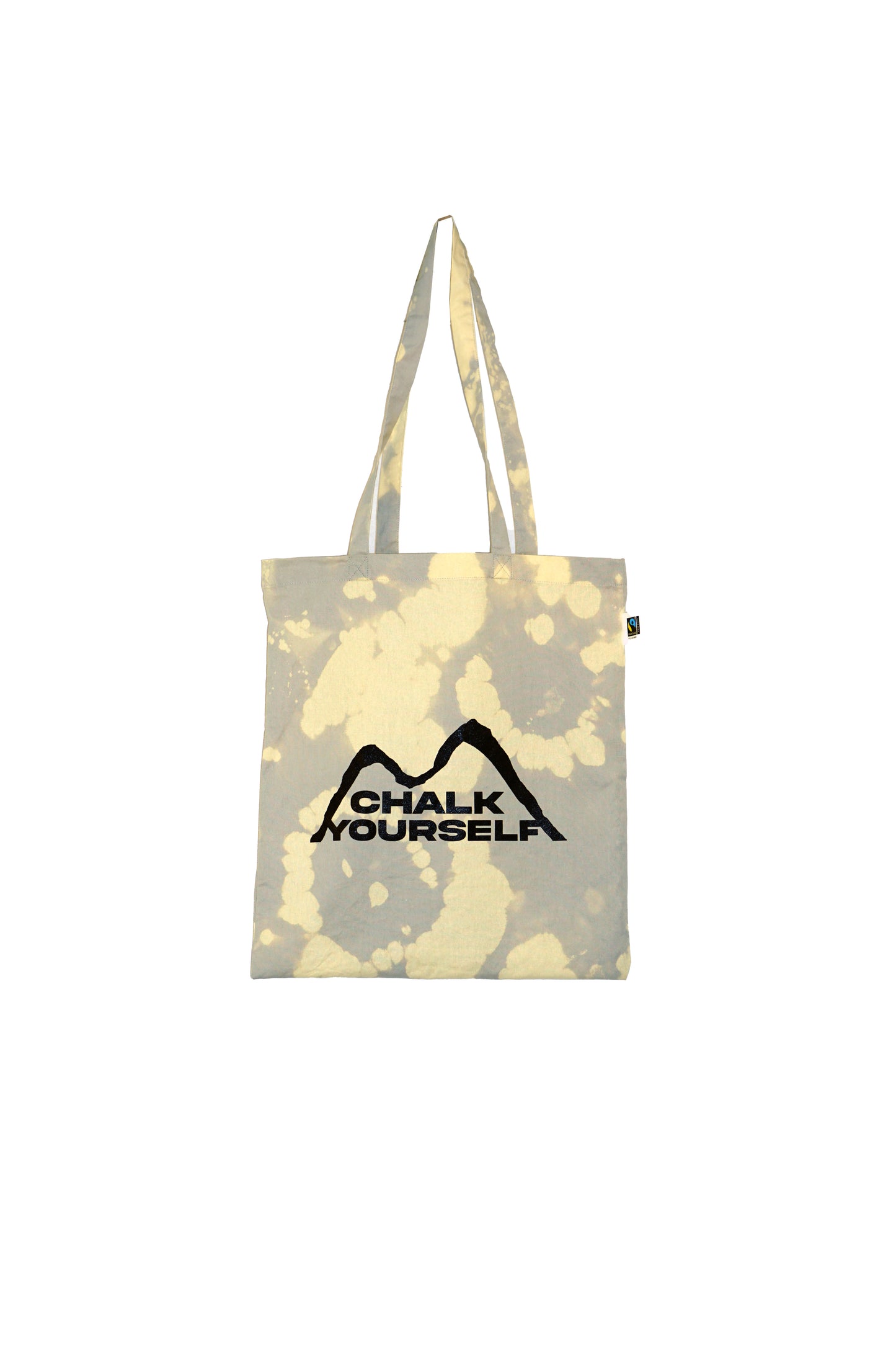 ChalkBag – Grauer Jutebeutel Bleach Edition mit Logo Print