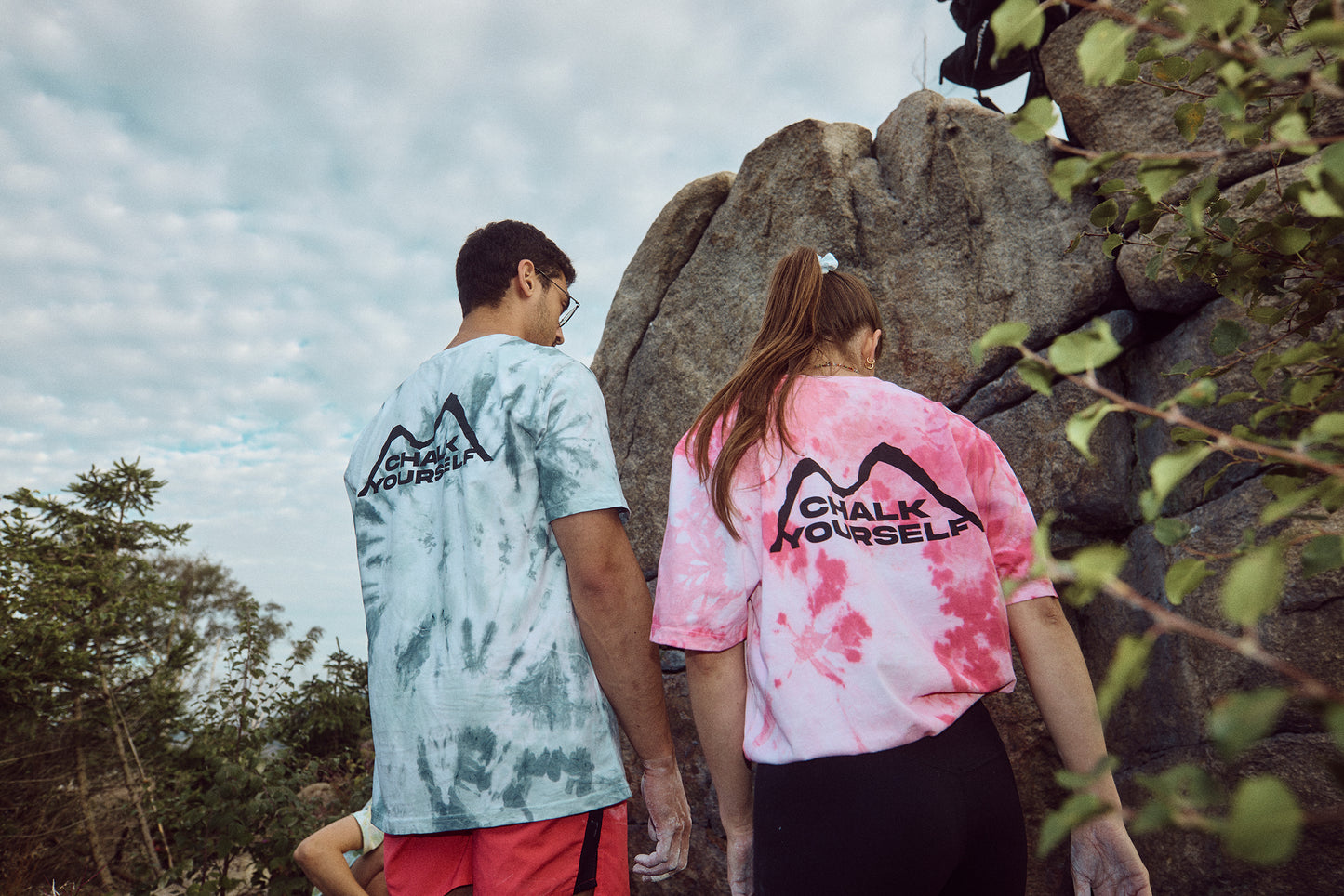 LogoShirt RoWe – White Berry Mint Batik T-Shirt (Gr. L)