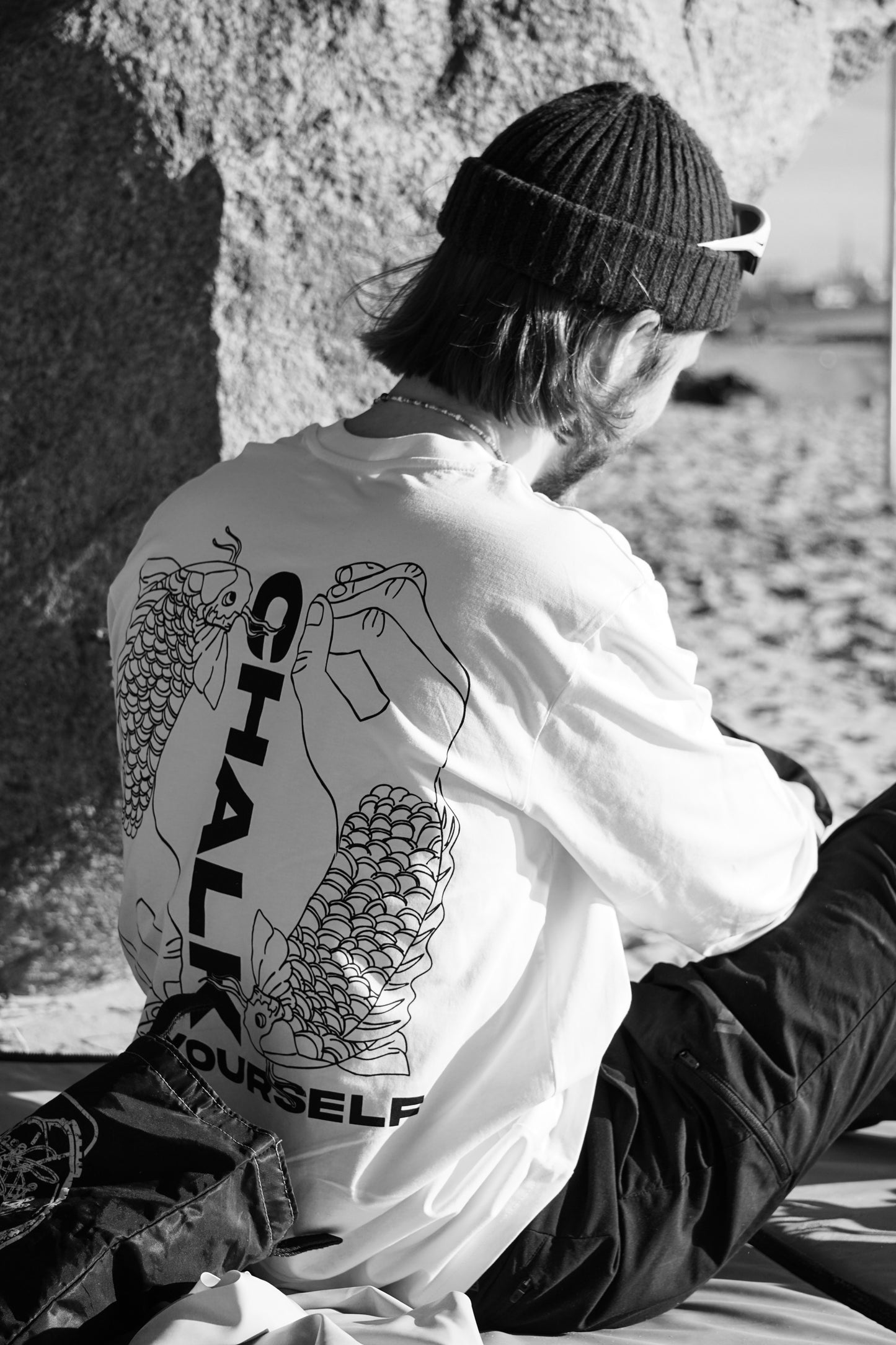 Fischi Wünschi – Individuelles Wunschfarben Batik Longsleeve