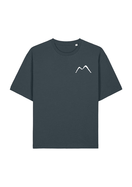 Summit Collection Tee – Gray Blue