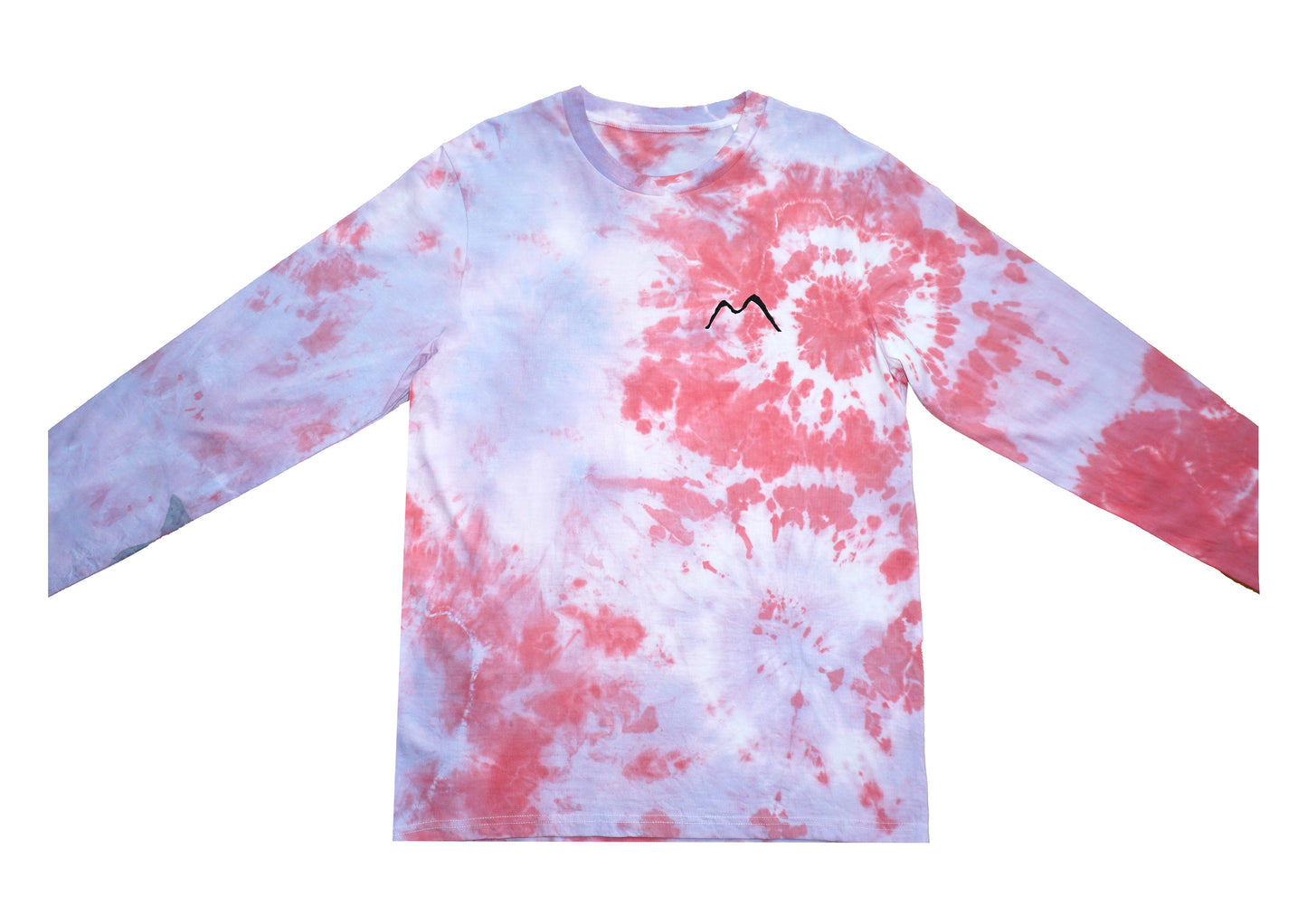 Fischi LiRo  – White Batik Longsleeve mit Print (Gr. M)