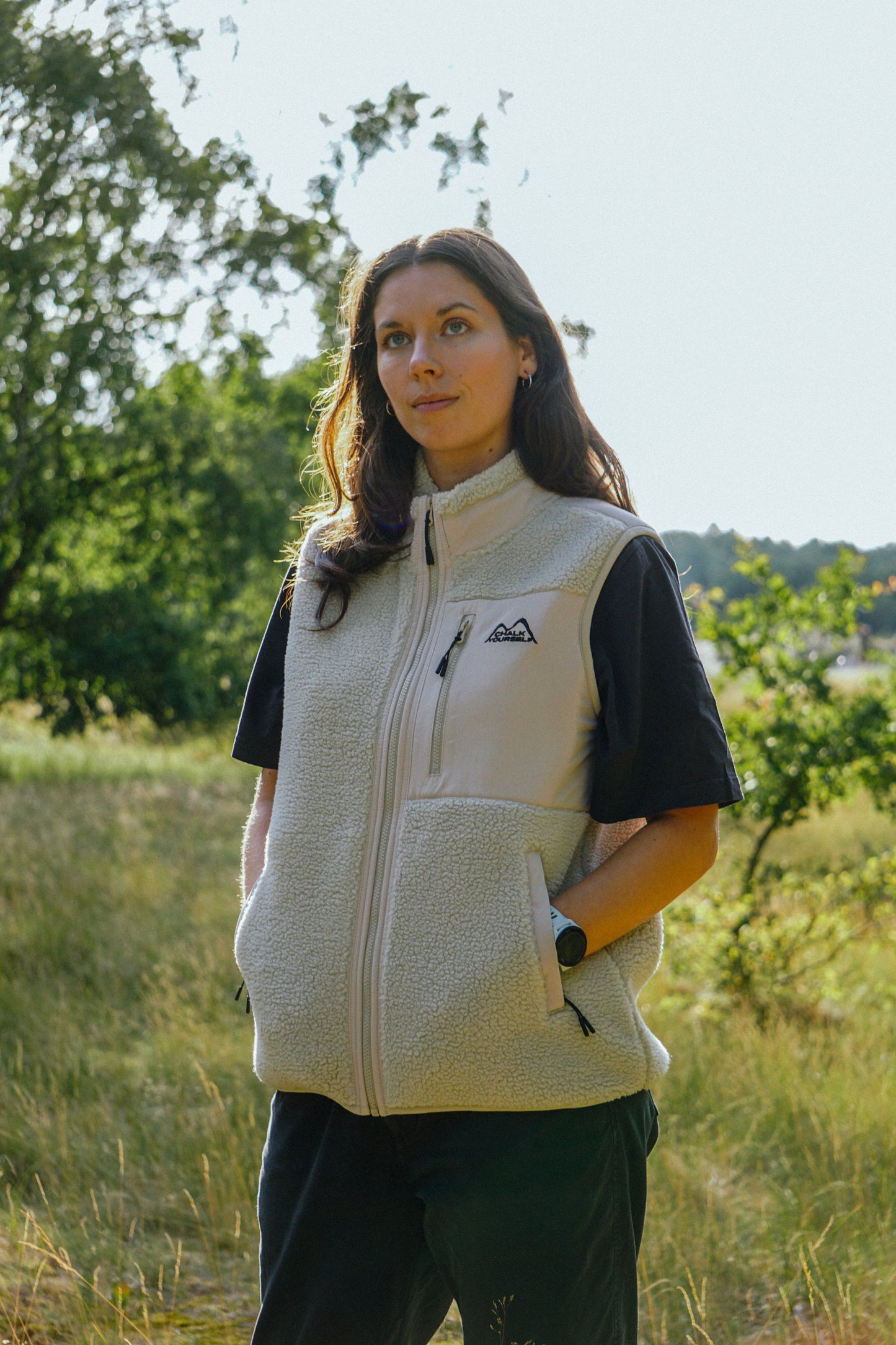 Summit Vest – Unisex Weste mit Bruststick