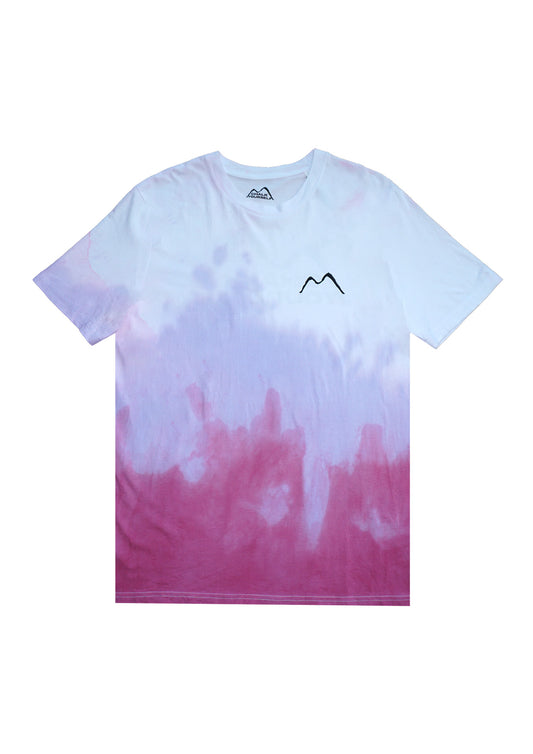 LogoShirt RoLi – White Rot-Lila Batik T-Shirt (Gr. L)